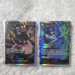 Marshall D. Teach (ST27-005), Kuzan (ST27-003) Holo One Piece CCG - Image 1
