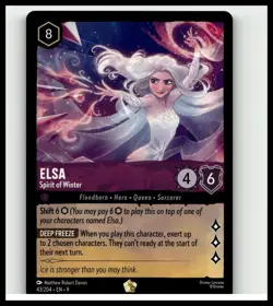 Disney Lorcana Elsa 43/204 Legendary Non Foil - Image 1