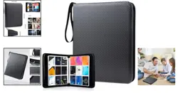Elegant Trading Card Binder with 900 Pockets and Zipper for Secure Storage - Image 2
