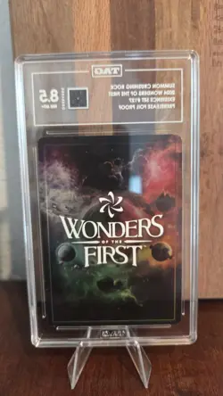 Summon Crushing Rock - Wonders Of the First PRERELEASE #127 Epic - TAG 8.5 - Image 2