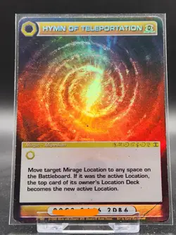 Chaotic Card : Hymn Of Teleportation Silent Sands Super Rare Mugic - Image 1