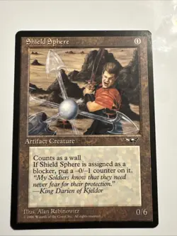 Shield Sphere Alliances MTG Magic the Gathering Regular Card - Image 1