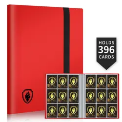 Fabmaker Premium 396 Pocket Trading Card Binder - Side Loading Collector Album - Image 1