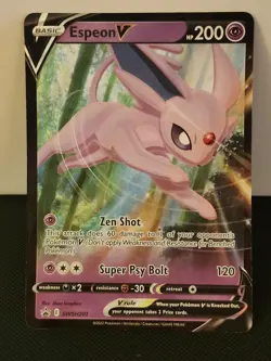 Espeon V #SWSH201 Sword & Shield Promo Card NM Pokemon Card - Image 1