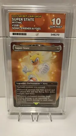 MTG - Super State - Sonic Secret Lair Drop - 2081 - ACE GRADED 10 - Image 1