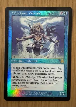 MTG Whirlpool Warrior Apocalypse Foil LP/NM - Image 1