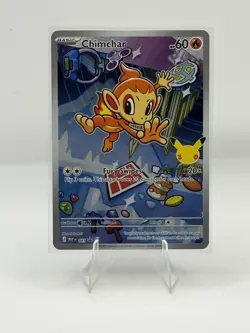 Pokemon TCG Chimchar MEP041 First Partners 30th Anniversary Black Star Promo - Image 1
