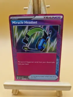 Pokemon TCG Miracle Headset Ace Spec 183/191 Surging Sparks Rare Holo - Image 1