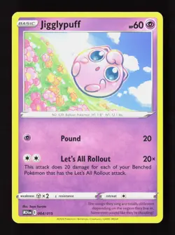 Jigglypuff 004/015 Promo McDonald's Promos 2024 Pokemon Near Mint - Image 1