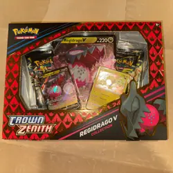 Pokemon Crown Zenith Regidrago V Collection Box Sealed 820650851834 - Image 1