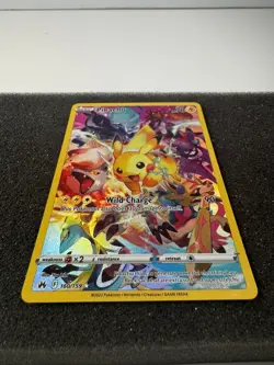 Pokemon TCG 2023 Pikachu ( Secret) 160/159 Secret Rare Crown Zenith Holofoil - Image 1