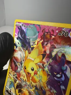 Pokemon TCG 2023 Pikachu ( Secret) 160/159 Secret Rare Crown Zenith Holofoil - Image 5