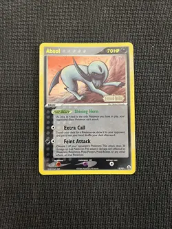 Pokemon Absol 15/92 Legend Maker Reverse Holo Stamp - Image 1