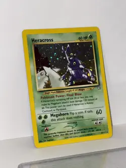 Pokemon TCG Heracross Neo Genesis Holo Card 6/111 Unlimited Rare - Image 4