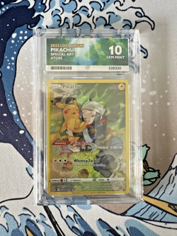 POKEMON Pikachu TG05 ACE 10 Special Art 2022 FULL ART VERY LOW POP! - Image 1