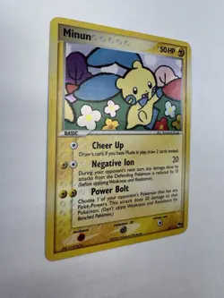 Pokemon Minun 4/17 POP Series 1 2006 Pokemon Card - Image 3