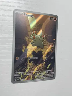 Phanpy Illustration Rare Pokemon Surging Sparks 205/191 Near Mint Pokemon TCG - Image 4