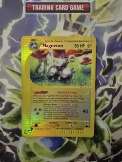 2003 POKEMON Skyridge Reverse Holo Rare Magneton 19/144 - Image 1