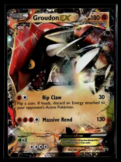 Pokemon TCG XY Promos #XY42 Groudon EX - Image 1