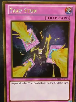 Yu-Gi-Oh! Trap Stun PGLD-EN090 GUR MP - Image 1