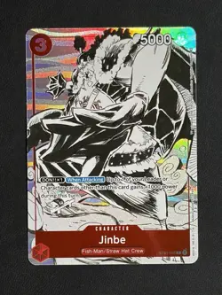 • Jinbe • ST01-005 Full Art Holo Gift Collection 2023 One Piece TCG NM - Image 1