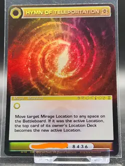 Chaotic Card : Hymn Of Teleportation Silent Sands Super Rare Mugic - Image 1