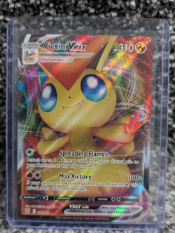 Victini VMAX 165/163 Battle Styles Secret Rare Pokemon Card NM - Image 1