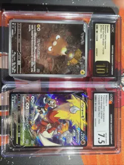 Pokemon Japanese Graded Card lot Stungisk CGC 10 Blaziken V CGC 7.5 - Image 1