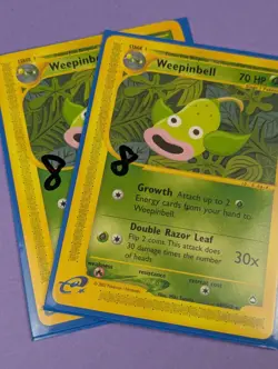 Weepinbell - 65/147 - Uncommon Aquapolis - Pokemon Card - NM - Image 4