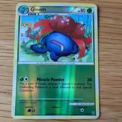 GLOOM 27/90 POKEMON CARD (UNDAUNTED SET) REVERSE HOLO - Image 2