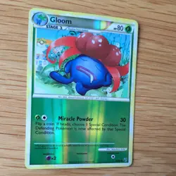 GLOOM 27/90 POKEMON CARD (UNDAUNTED SET) REVERSE HOLO - Image 3