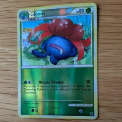 GLOOM 27/90 POKEMON CARD (UNDAUNTED SET) REVERSE HOLO - Image 4