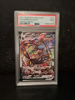 Umbreon VMAX Climax Holo Card 101/184 S8b Japanese Edition PSA 9 - Image 1