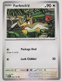 Farfetchd 083/165 NM / M - 151 Scarlet Violet Pokemon Card $2 Combined Shipping - Image 1