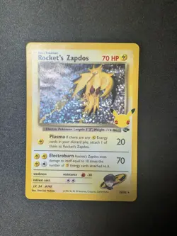 [NM] Pokemon TCG Rockets Zapdos Holo Classic Collection 15/132 Celebrations - Image 1