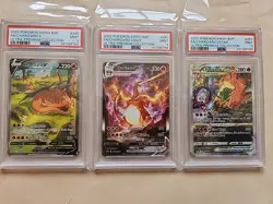 Pokemon Charizard Black Star Promo PSA 9 Sequential Set SWSH260 SWSH261 SWSH262 - Image 1