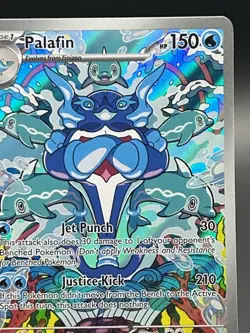 Pokemon TCG Palafin 200/197 Obsidian Flames Holo Illustration Rare Full Art - Image 2