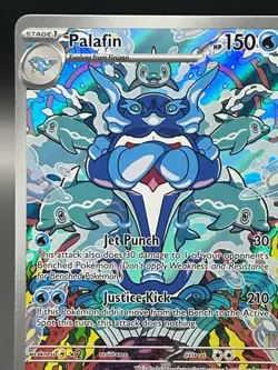 Pokemon TCG Palafin 200/197 Obsidian Flames Holo Illustration Rare Full Art - Image 5