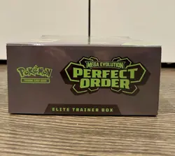 Auction#1 Pokemon Mega Evolution Perfect Order Elite Trainer Box ETB New Sealed - Image 5
