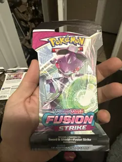Fusion Strike Sealed Sleeved Pokemon Booster Card Artset Art Set - 4 Total Packs - Image 3