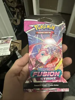Fusion Strike Sealed Sleeved Pokemon Booster Card Artset Art Set - 4 Total Packs - Image 5