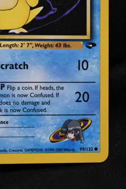 Sabrina's Psyduck 1st Edition 99/132 NM Gym Challenge Regular Common Pokemon TCG - Image 4