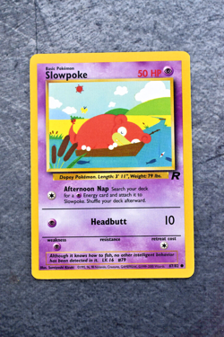 Pokemon TCG - Slowpoke 67/82 - Team Rocket - Common LP - Image 1