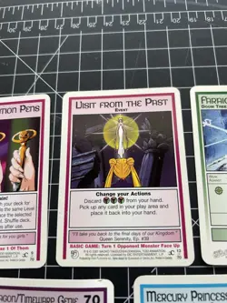 Lot Of 9 Sailor Moon Card Game Vintage 2000 Common Uncommon - Image 3