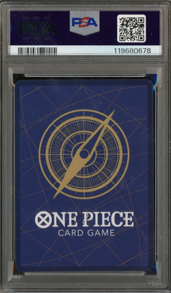 2025 One Piece OP11 EN Monkey D Luffy Manga Alternate Art #118 PSA 10 - Image 3