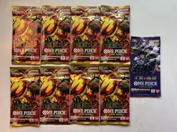 8 Packs of ONE Piece Card Game The Best Vol.2 + 1 Pack Of Royal Blood - Image 1