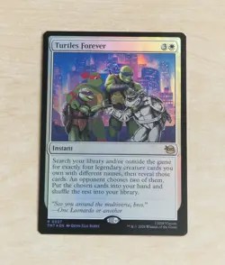 Turtles Forever #0027 Foil Rare Card - MTG x TMNT 2026 - Image 1