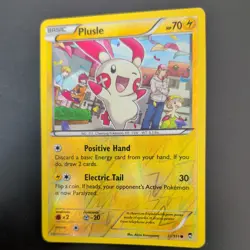 PLUSLE 31/111 POKEMON CARD (FURIOUS FISTS SET) REVERSE HOLO - Image 4