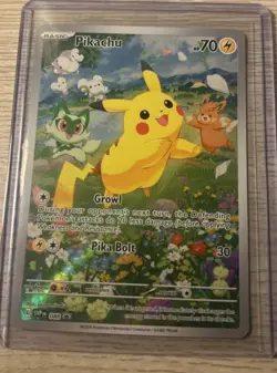 Pikachu SVP088 Black Star Promo Scarlet & Violet Holo Pokemon Card - Image 1