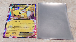 Pokemon TCG Pikachu EX XY84 Black Star Promo Holo - NM/LP Card - Image 1